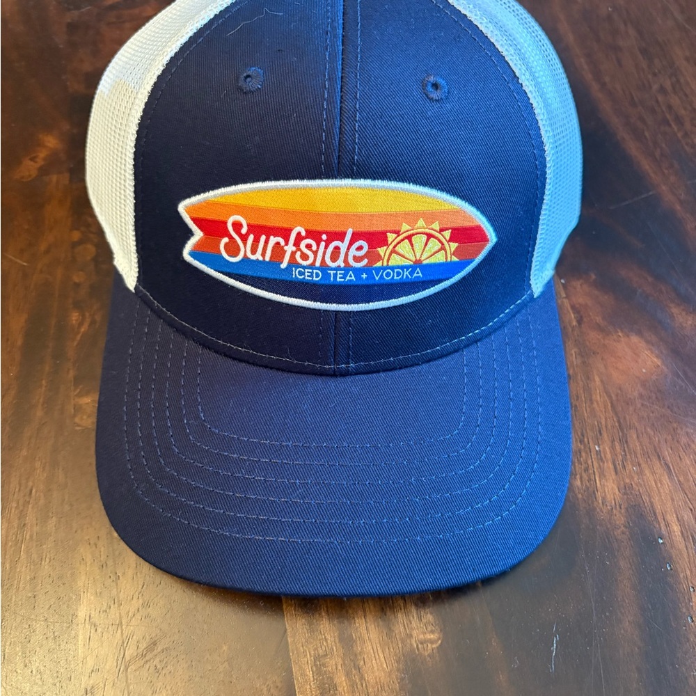 Surfside Blue and White Trucker Hat
